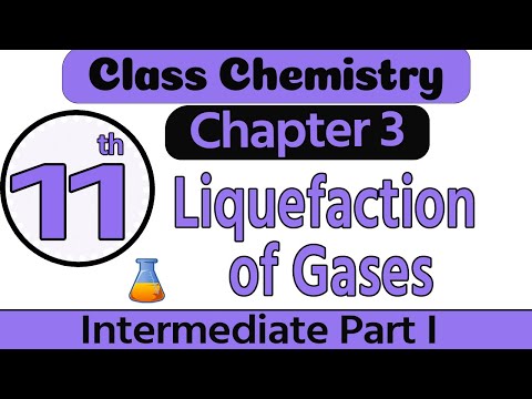 FSC Part 1 Chemistry, Ch 3 - Liquefaction Of Gases - 11th Class ...