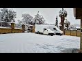 Heavy snow in Ladysmith, Newcastle and Memel in South Africa today