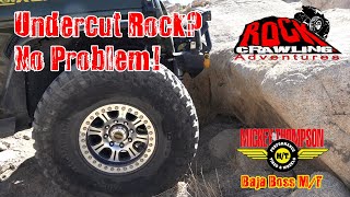 Climbing an Undercut Rock with Mickey Thompson Baja Boss M/T Tires