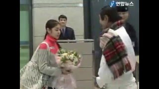 앙드레 김 마중에 김연아 '깜짝이야'