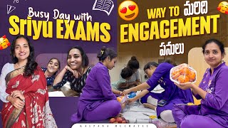 మరిది Engagement ￼పనులు🤩! Sriyu Exams కి నా Preparation 😱!! Wedding Series 2 #vlog #kalpanamuchatlu