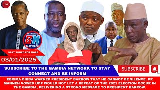 Barrow Under Pressure: Ebrima Dibba and Dr. Manneh’s Powerful Stand Against President Barrow.