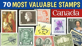 Most Expensive Stamps In Canada - Part 5 | 70 Rare Canadian Stamps Worth Money