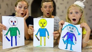 3 МАРКЕР БАЛДИ ЧЕЛЛЕНДЖ или 3 Marker Challenge From Baldi Учитель Балди устроил Испытание