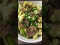 how to fried cauliflower with beef របៀបឆា ផ្កាខាត់ណាសាច់គោ