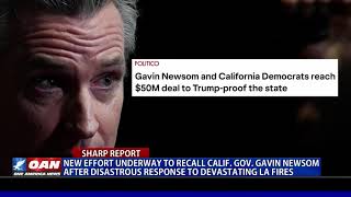 New Effort Underway To Recall Gov. Newsom