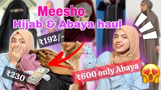 Meesho hijab haul🧕‼️🛍️ Abaya , Jilbab , Niqab , prayer dress everything from meesho😱💸a😘