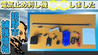 イノシシ捕獲が止まらない！電気止め刺し機の使い方10月12日パート１