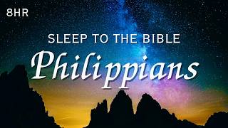 Fall Asleep to Scripture: Philippians | Audio Bible + Rain for Deep Sleep | 8 Hours