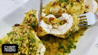 The Tastiest And Easiest Baked Herb Stuffed Chicken Fillets | Rouba's Food Journey