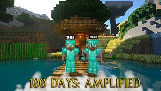 We Survived 100 Days in an Amplified World in Minecraft Hardcore