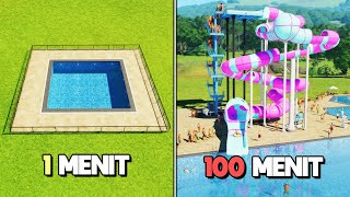 100 Menit Bangun Kolam Renang di Planet Coaster 2..