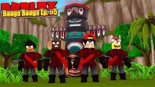 Giant Fart Monster Roblox Fart Attack With The Gang - itsfunneh roblox booga booga ep 4