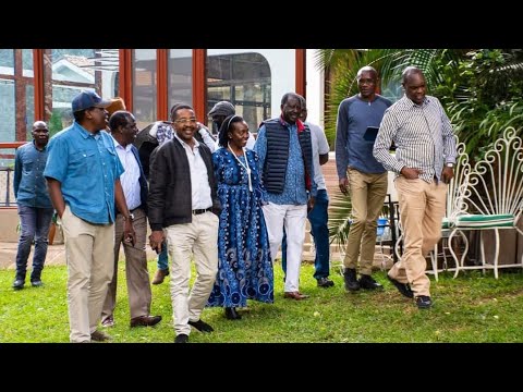 Raila Met Ruto For Dialogue In The Presence Of Former Nigerian ...