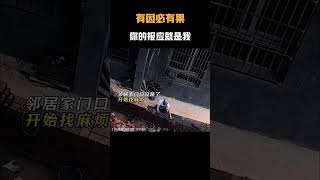 邻居建房不留路，最后女子的做法大快人心！#名场面 #离谱操作 #杂谈