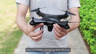 Potensic D58 Drone tutorial video of remote 1