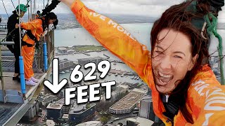 I MADE MY WIFE: Jump Off The Tallest Building in New Zealand 😂 *Ultimate Build Up Scenes*