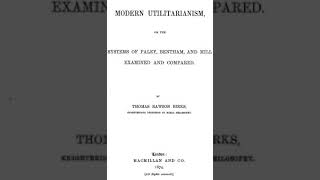 Utilitarianism | Wikipedia audio article
