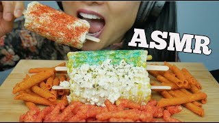 ASMR ELOTES + HOT CHEETOS + TAKIS  (EXTREME EATING SOUNDS) NO TALKING | SAS-ASMR