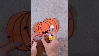 How to mack black cat in pumpkin Halloweencraft holloween black cat craft //#creativethinking #craft