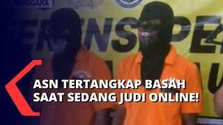 ASN Tertangkap Basah Main Judi Online, Pelaku Hanya Bisa Pasrah Saat Digelandang Polisi