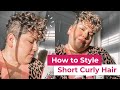 How to Style Short Curly Hair w/Meg Boggs!