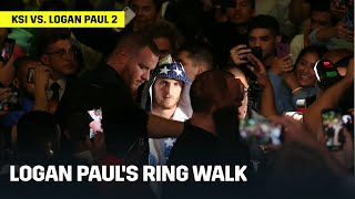 Logan Paul’s Ring Walk Ahead Of KSI Rematch