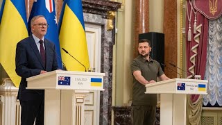 Albanese and Zelensky discuss Ukraine’s ongoing war with Russia