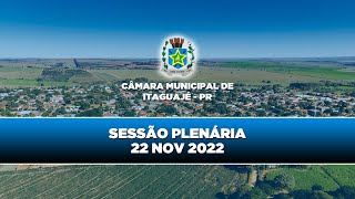 Câmara de Itaguajé 22 de novembro de 2022