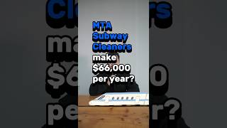 🚇 MTA Subway Cleaners make $66,000 per year? #salarytransparency #job #mtasubway