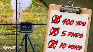 How to True Your Ballistic Coefficient in 10 Minutes