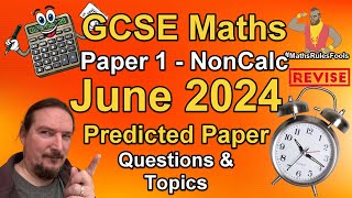 GCSE Maths June 2024 Paper 1 Non-calc - Predicted Questions [AQA / EDEXCEL / OCR / WJEC]