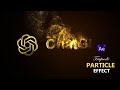 Gold Particles Logo & Text Animation - Trapcode Particular -After Effects Tutorial