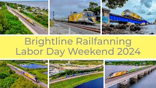 Brightline Labor Day Weekend Railfanning 2024