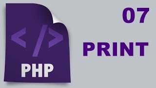 Php Tutorials in Urdu - 07 - Print
