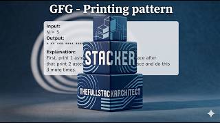 🚀 Mastering Nested Loops: Pattern Printing in Java | GeeksforGeeks Solution