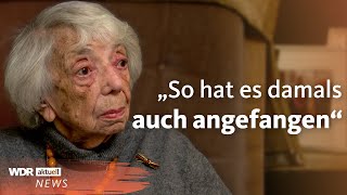 Holocaust-Überlebende Margot Friedländer im Gespräch | WDR Aktuelle Stunde