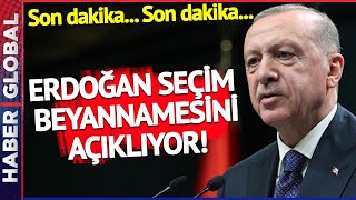 CANLI | Cumhurbaşkanı Erdoğan, AK Parti Seçim Beyannamesini Açıkladı