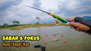 YAKIN 1000%‼️KALAU DITERUSKAN BISA PANEN IKAN || mancing ikan nila di waduk selorejo ngantang