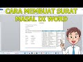 Cara membuat surat masal di word dan excel