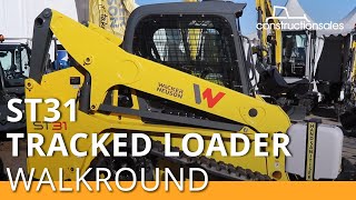 Wacker Neuson ST31 compact tracked loader walkaround - CCFD 2021