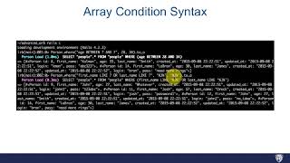 Array and Hash Condition Syntax - Rails with Active Record and Action Pack