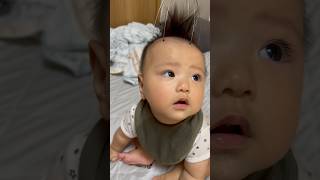 赤ちゃんにヘッドスパワイヤー試してみた！#shorts #baby #赤ちゃん