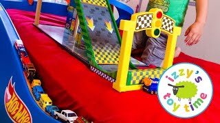 Hot Wheels Cars  | Hot Wheels Bed with Fast Lane and KidKraft! Fun Videos for Children