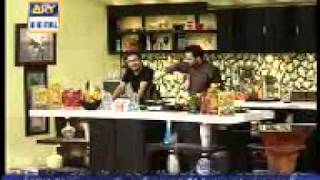 Aamir Liaquat Hussain Cooking Show @ ARY DIGITAL Recipie Aamir Liaquat Haryali Machli, 01 2