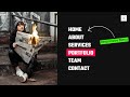 How To Create a Full screen Overlay Navigation | Html CSS & Javascript
