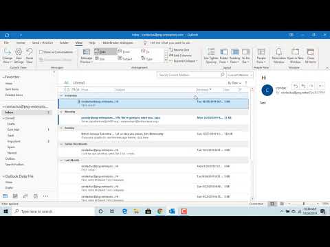 How to change view options in Outlook – Office 365