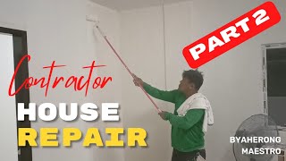 HOUSE REPAIR PART 2 | SANDING | SKIM COATING | PAREKOYS TV | ALL SKILL