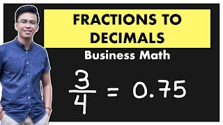 Converting Fractions to Decimals | Business Math @MathTeacherGon