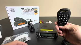 TYT TH 9800D Plus Version Quad Band Cross Band 50W Mobile Transceiver Vehicle Radio Amateur Base